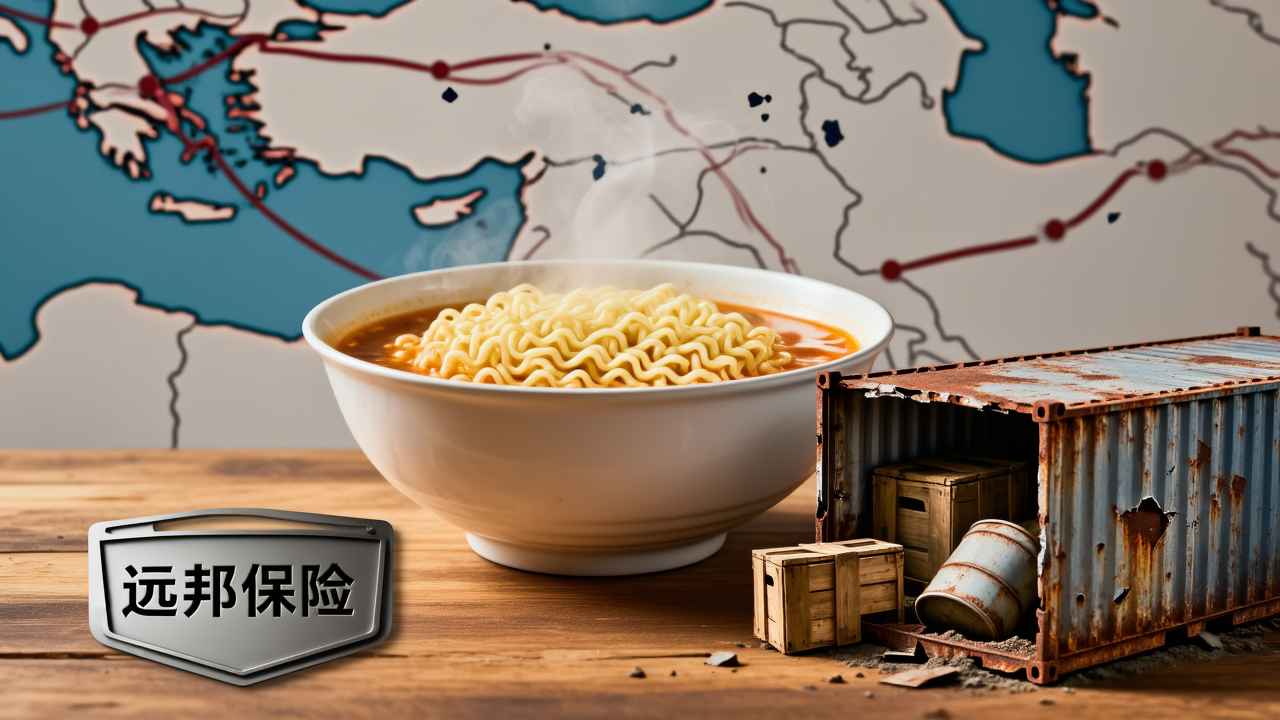 霍尔木兹海峡蝴蝶效应：韩国方便面危机背后，货运险为企业护航
