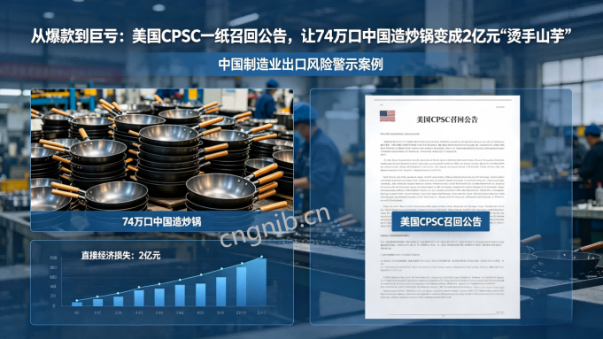 从爆款到巨亏：美国CPSC一纸公告，让74万口中国造炒锅变成2亿元“烫手山芋”