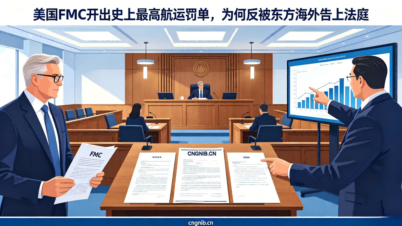 美国联邦海事委员会（FMC）开出史上最高航运罚单，东方海外（OOCL）自救起诉FMC将商业纠纷上升到宪政层面