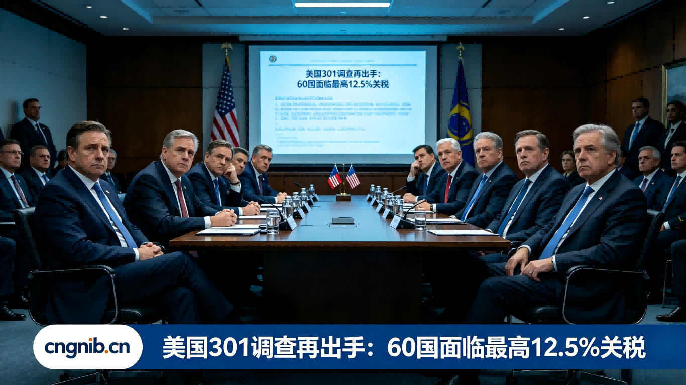 深度解读 | 美国301调查再出手：60国面临最高12.5%关税，世贸组织（WTO）成立后301条款使用大幅减少，各国更倾向于通过WTO争端解决机制处理贸易纠纷