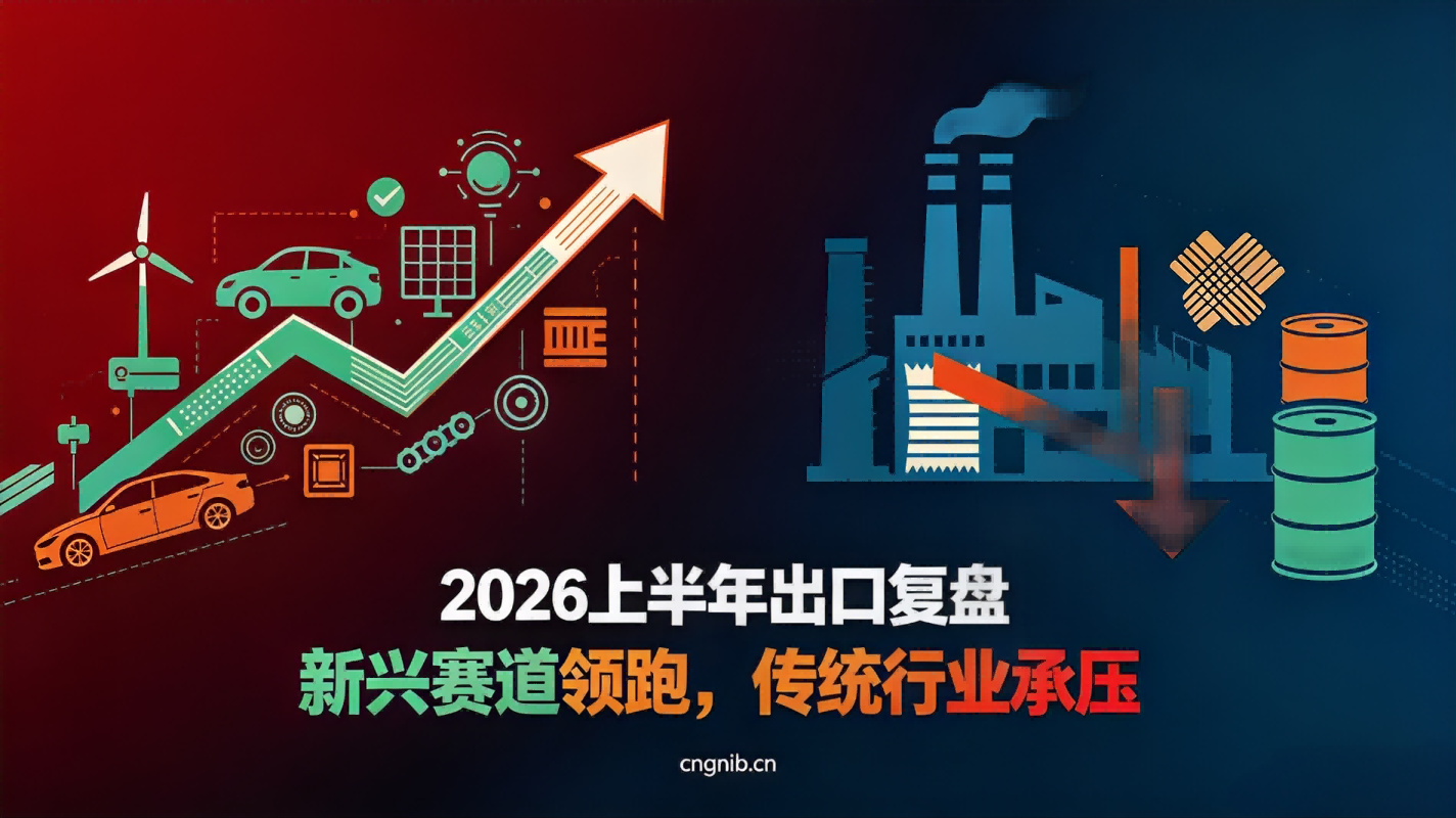 总量狂欢下的冷暖不均：2026年1-6月传统行业出口全景透视，出口增长的驱动力正从“量的扩张”转向“价与结构的升级”