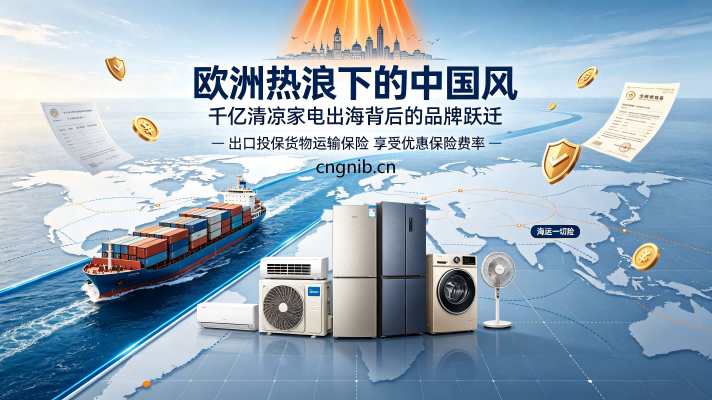 欧洲热浪下的“中国风”：千亿清凉家电出海背后的品牌跃迁，家电出口投保货物运输保险可以享受优惠保险费率，承保海运一切险
